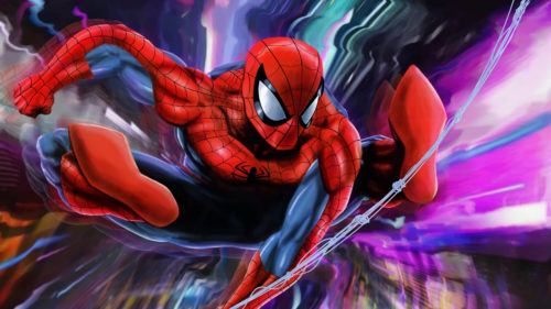 Spider-man’s feet