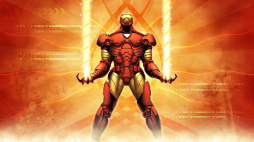 Iron man has power hands