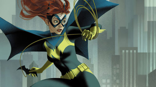 Batgirl about to throw