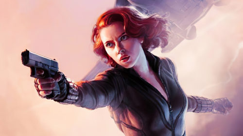 Black Widow has a tiny gun