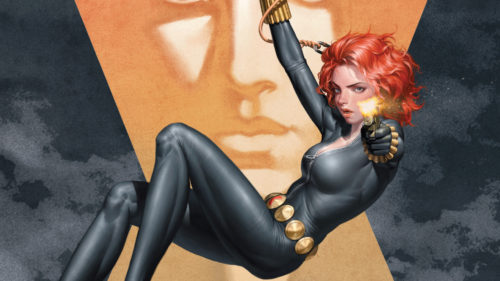 Black Widow swinging
