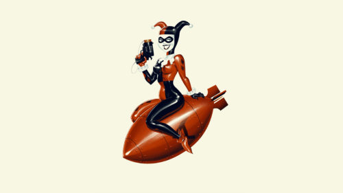 harley on a bomb