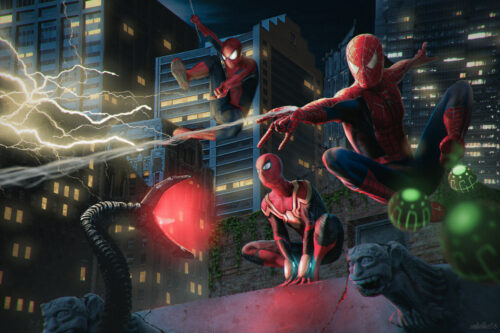 Three Spiders