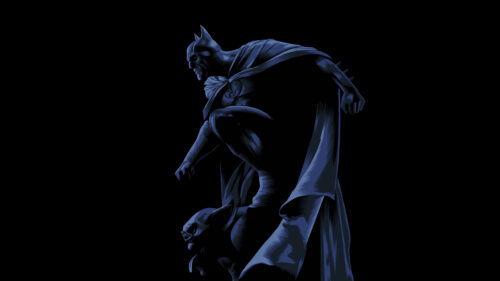 Batman is a Statue
