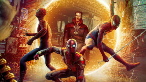 Spider-mans and Doctor Strange
