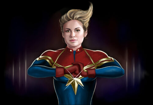 captain marvel fist folder