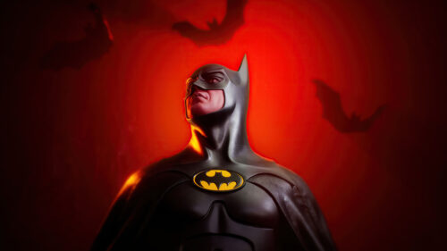 Batman in red