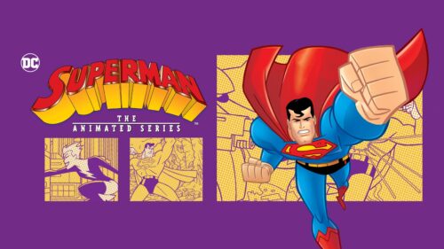Superman in purple