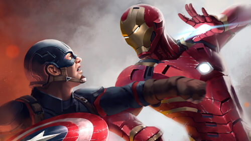 captain america vs iron man