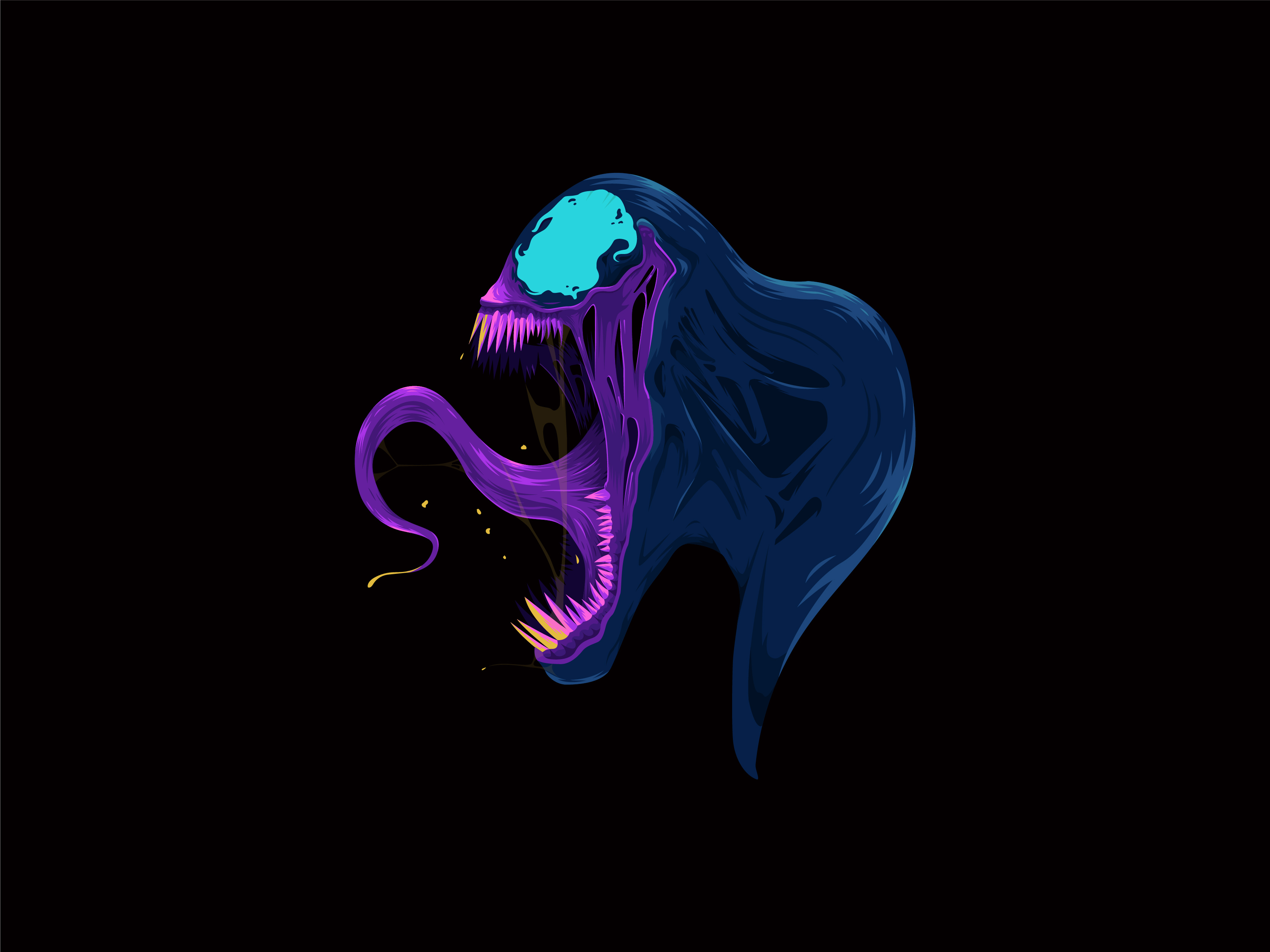 neon venom Zoom Comics Exceptional Comic Book Wallpapers