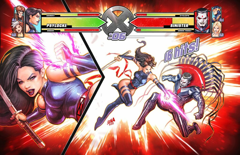 Psylocke  Fighting Game Style by David Nakayama