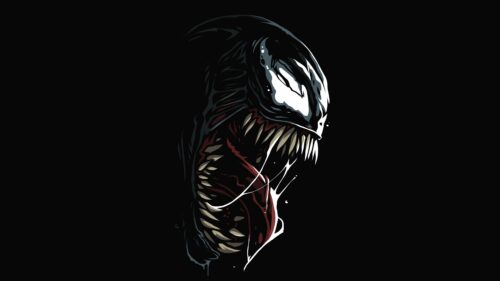 Venom Battery Saving wallpaper black