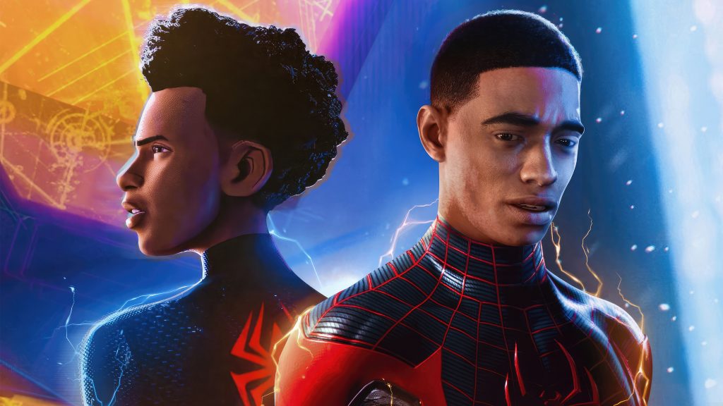 SpiderMan Across The SpiderVerse Miles Morales Insomniac Spiderman